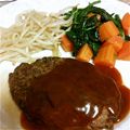 カリーマ's cooksnap of when they made ハンバーグの付け合わせ＊彩り副菜２種.