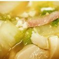 yuzu_tofu's cooksnap of when they made 白菜とベーコンの卵スープ.