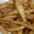 リトル黒豆マーメイド's cooksnap of when they made 大根のかわのきんぴら.