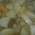 料理作造's cooksnap of when they made 牛肉と大根と昆布とコンソメのスープ.