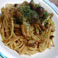 たけ☆'s cooksnap of when they made 長ネギとしめじの和風パスタ.