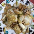 yukkiddr02's cooksnap of when they made 白菜 蓮根 ピーマンの オイスター炒め！.