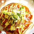 れてぃこ♪'s cooksnap of when they made アボカドとクリームチーズのピザ.