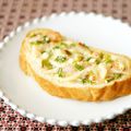 ＊＊rose＊＊'s cooksnap of when they made 長ねぎとカニカマのスイチリマヨトースト.