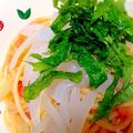 ちまてぃ〜's cooksnap of when they made イカと青じその簡単明太子パスタ.