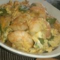 アスカチャチャ's cooksnap of when they made 絹さやと海老の玉子丼.