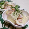 赤い電話's cooksnap of when they made りんごとハムだけdeサラダ.