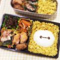 onakapeco2's cooksnap of when they made ご飯と海苔だけ！ベイマックスのキャラ弁.