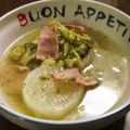 島田佳奈's cooksnap of when they made あらっ簡単！大根とベーコンの煮物.