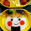 はるかなひとし's cooksnap of when they made 年長さんのお弁当（節分の鬼ぎり）.