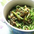 ☆こまっと☆'s cooksnap of when they made もずく酢とシーチキンの和え物.