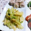 ＴＯＭＯＷＡＴ's cooksnap of when they made キャベツの中華風おひたし.
