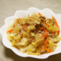 ガメコ's cooksnap of when they made ✿残りキャベツで一品❀和風✿ひき肉炒め♡.