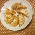 uzu1118's cooksnap of when they made ノンオイルフライヤーdeこんがり揚げ餃子.