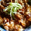 crystaI's cooksnap of when they made 我が家の牛とじ丼.
