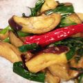 Ipong's cooksnap of when they made ゴマ香る♪なすとにらの炒め物.