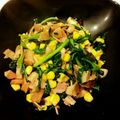えみえるも's cooksnap of when they made ルッコラとベーコンのコーン炒め.