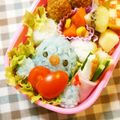 sacoママ's cooksnap of when they made ＊簡単キャラ弁＊ペネロペおにぎり.