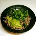 ぽんこ♡'s cooksnap of when they made 爽やか～♪パクチーそばのアボカドのせ.