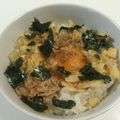 papikun's cooksnap of when they made 新食感☆ポテチと海苔のTKG(^▽^).