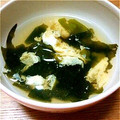 ゆずきももか's cooksnap of when they made ワカメとしめじでふんわり卵のお吸い物☆.