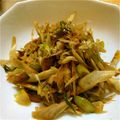 yomechann's cooksnap of when they made お弁当にも☆ごぼうと白ネギの金平.