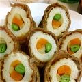 かずのら's cooksnap of when they made おせちに☆三色野菜のちくわ牛肉巻き.