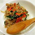 かぼす１２３'s cooksnap of when they made ＊豚バラ肉のスタミナ炒め丼＊.