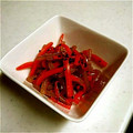 M3737's cooksnap of when they made にんじんと蒟蒻のきんぴら.