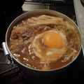 かす”お's cooksnap of when they made みそ煮込みうどん.