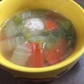 ぐーちゃん✌'s cooksnap of when they made 白菜と肉団子と春雨のスープ.