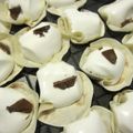 mayuri305's cooksnap of when they made たこ焼きプレートで、マシュマロ餃子♪.