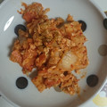 のんうさお's cooksnap of when they made ✿子供も大好き❤厚揚げマヨキムチ✿.