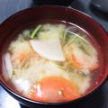 ゆいゆいぼー's cooksnap of when they made 捨てないで！大根の葉っぱdeお味噌汁。.