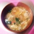K0A9O0R8U♪'s cooksnap of when they made カニカマ玉子スープ(^o^).
