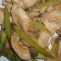 こずけみ's cooksnap of when they made アスパラガスと鶏むね肉の塩炒め.