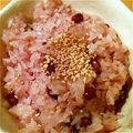 クックB994VQ☆'s cooksnap of when they made 餅とあずき缶deもち米いらずのお赤飯.