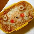 Ma＊Chan's cooksnap of when they made 未年のおにぎり♪キャラ弁.