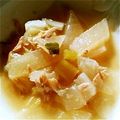 クックAUWQF5☆'s cooksnap of when they made 保温調理法で省エネ！大根とツナの煮物！.