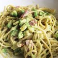 コマジロウ☆'s cooksnap of when they made アボカドとベーコンのパスタ.