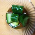 かんなタン's cooksnap of when they made お弁当に☆簡単！きゅうりの飾り切り.