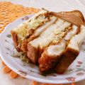赤い電話's cooksnap of when they made カツサンド♪.