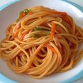 やいちのりんご's cooksnap of when they made 絶品フライパンだけでナポリタンスパゲティ.