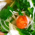 natakeo's cooksnap of when they made 簡単＊ほうれん草とトマト＊さっぱりスープ.