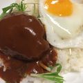 kanaemina's cooksnap of when they made 男の子大好き♡♡ロコモコ丼.