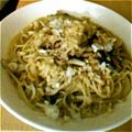 くまちゃん♪♪♪'s cooksnap of when they made 秋香る♪サンマと舞茸のバター風味パスタ.