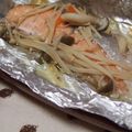 めろーんぱーん's cooksnap of when they made 簡単！シャケのホイル焼き！.
