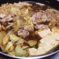 ﾐﾎﾟﾘﾝ's cooksnap of when they made すき焼き（フライパンにて）.