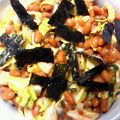 あかねぷりん's cooksnap of when they made しゃきねば～☆キャベツと納豆の満足丼♪.