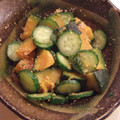 カバゴン's cooksnap of when they made 簡単もう一品☆南瓜と胡瓜の胡麻和え.